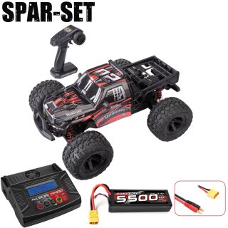 Carson 409096 1:8 Drakuro BL 3S brushless 4WD RTR anthrazit - 2S Spar Set