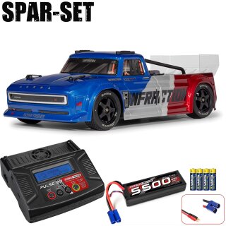 Arrma ARA4315V4T1 1:8 INFRACTION 223S DSC 4X4 RTR Brushless Truck - 2S Spar Set