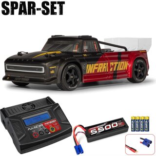 Arrma ARA4315V4T2 1:8 INFRACTION 223S DSC 4X4 RTR Brushless Truck - 2S Spar Set