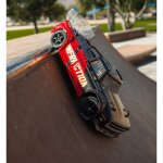 Arrma ARA4315V4T2 1:8 INFRACTION 223S DSC 4X4 RTR Brushless Bash Truck, Black/Red
