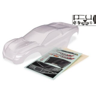 Traxxas 9077 Karo RUSTLER 4X4 unlackiert TRX9077