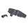 Traxxas 7477-SLGRY Getriebe-Abdeckung / Halterung Motorkabel 4x4 VX3 TRX7477-SLGRY
