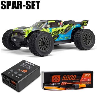 Arrma ARA4305V4T2 1:10 VORTEKS 223S BLX Brushless 4X4 Teal - 3S Spar Set