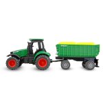 Amewi 22790 Traktor aus Metall mit Anhänger 1:64 RTR Grün