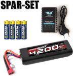 LiPo-Starter-Kit: B3 Pro 20W Kompaktlader + 4200mah 2S...