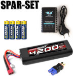 LiPo-Starter-Kit: B3 Pro 20W Kompaktlader + 4200mah 2S...