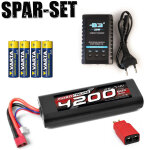 LiPo-Starter-Kit: B3 Pro 20W Kompaktlader + 4200mah 2S...