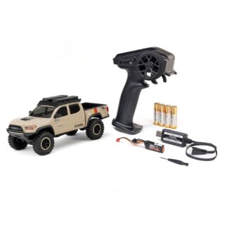 Axial AXI-3289T2 1:30 SCX30 Toyota Tacoma TRD Pro 4X4 RTR Brushed Crawler Beige