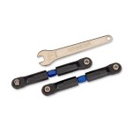 Traxxas 7491-BLUE Sturzstangen-Set Stahl X-kurz blau (2)