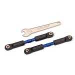Traxxas 7493-BLUE Sturzstangen-Set Stahl X-kurz blau (2)