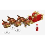 BlueBrixx 109981 Weihnachtsschlitten mit Rentieren...