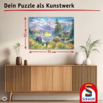 Schmidt Spiele 58808 Abraham Hunter: Hochland-Idyll, 1.000 Teile Puzzle