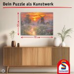 Schmidt Spiele 58809 Abraham Hunter: Abendfrieden, 1.000 Teile Puzzle