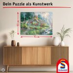 Schmidt Spiele 58811 Abraham Hunter: Wiesenleuchten, 1.000 Teile Puzzle