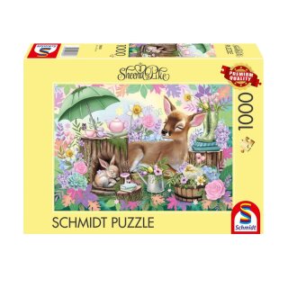 Schmidt Spiele 58826 Sheena Pike: Frühlingstraum, 1.000 Teile Puzzle