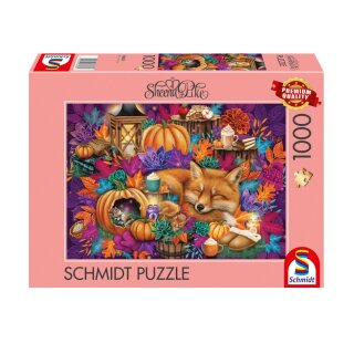 Schmidt Spiele 58828 Sheena Pike: Herbsttraum, 1.000 Teile Puzzle
