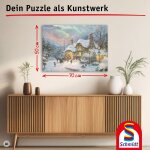 Schmidt Spiele 58793 Thomas Kinkade Studios: Santas Nacht vor Weihnachten, 1.000 Teile Puzzle