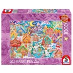 Schmidt Spiele 58064 Weihnachtliche Knusperhäuschen...