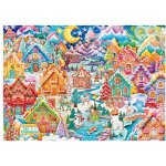 Schmidt Spiele 58064 Weihnachtliche Knusperhäuschen...