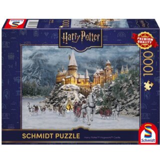 Schmidt Spiele 58835 Thomas Kinkade Hogwarts Castle™ im winter 1.000 Teile Puzzle